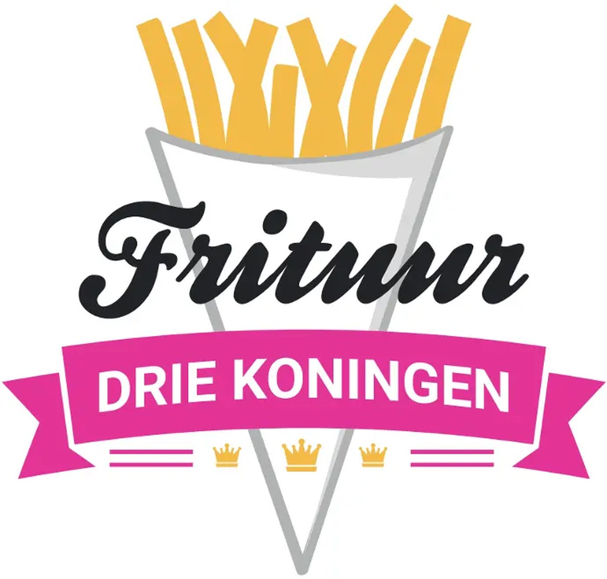 De gevel van Frituur Drie Koningen
